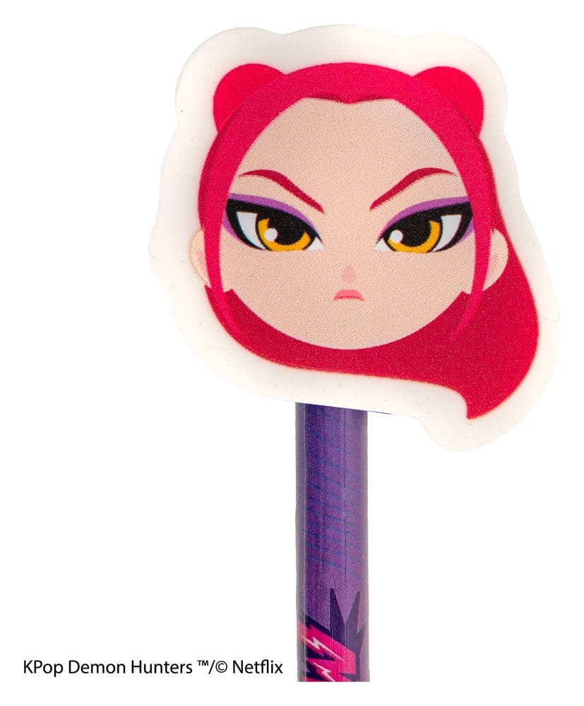 Cinereplicas KPop Demon Hunters Serie 1 Bleistift & Radiergummi Display (30)
