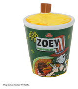Cinereplicas KPop Demon Hunters Zoey Hamburger Noodles Squishy Anti-Stress Figur