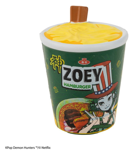 Cinereplicas KPop Demon Hunters Zoey Hamburger Noodles Squishy Anti-Stress Figur