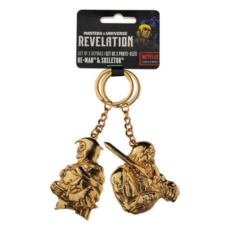 Cinereplicas Masters of the Universe Revelation He Man & Skeletor 2er-Pack Metall Schlüsselanhänger