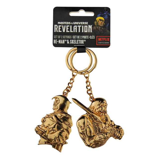 Cinereplicas Masters of the Universe Revelation He Man & Skeletor 2er-Pack Metall Schlüsselanhänger