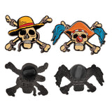 Cinereplicas One Piece Luffy & Buggy 2er-Pack Ansteck-Pins