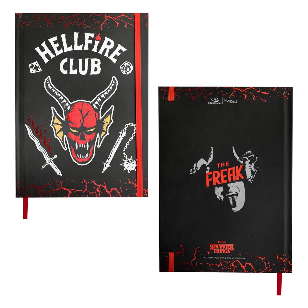 Cinereplicas Stranger Things Hell Fire Club Notizbuch