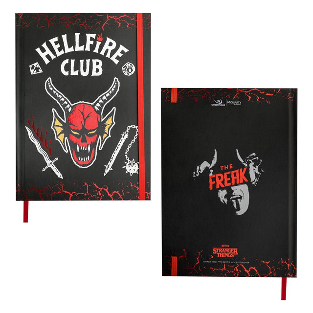 Cinereplicas Stranger Things Hell Fire Club Notizbuch