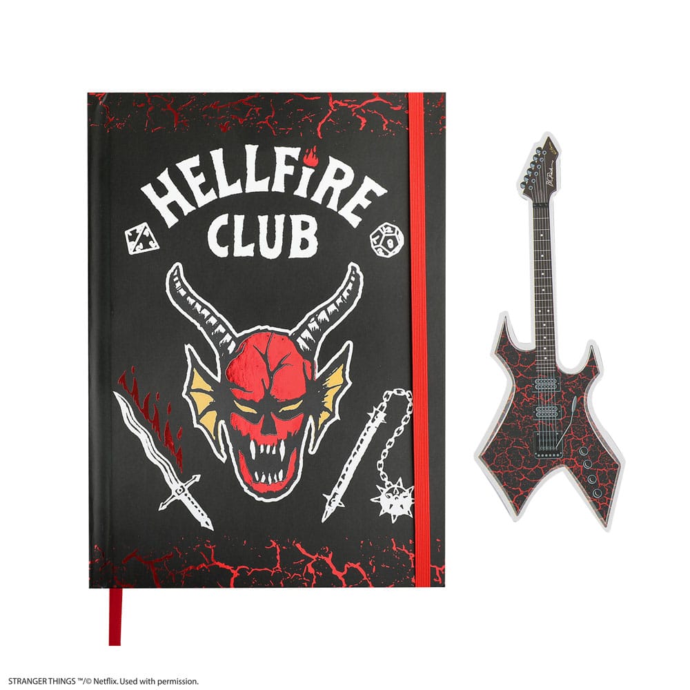 Cinereplicas Stranger Things Hell Fire Club Notizbuch