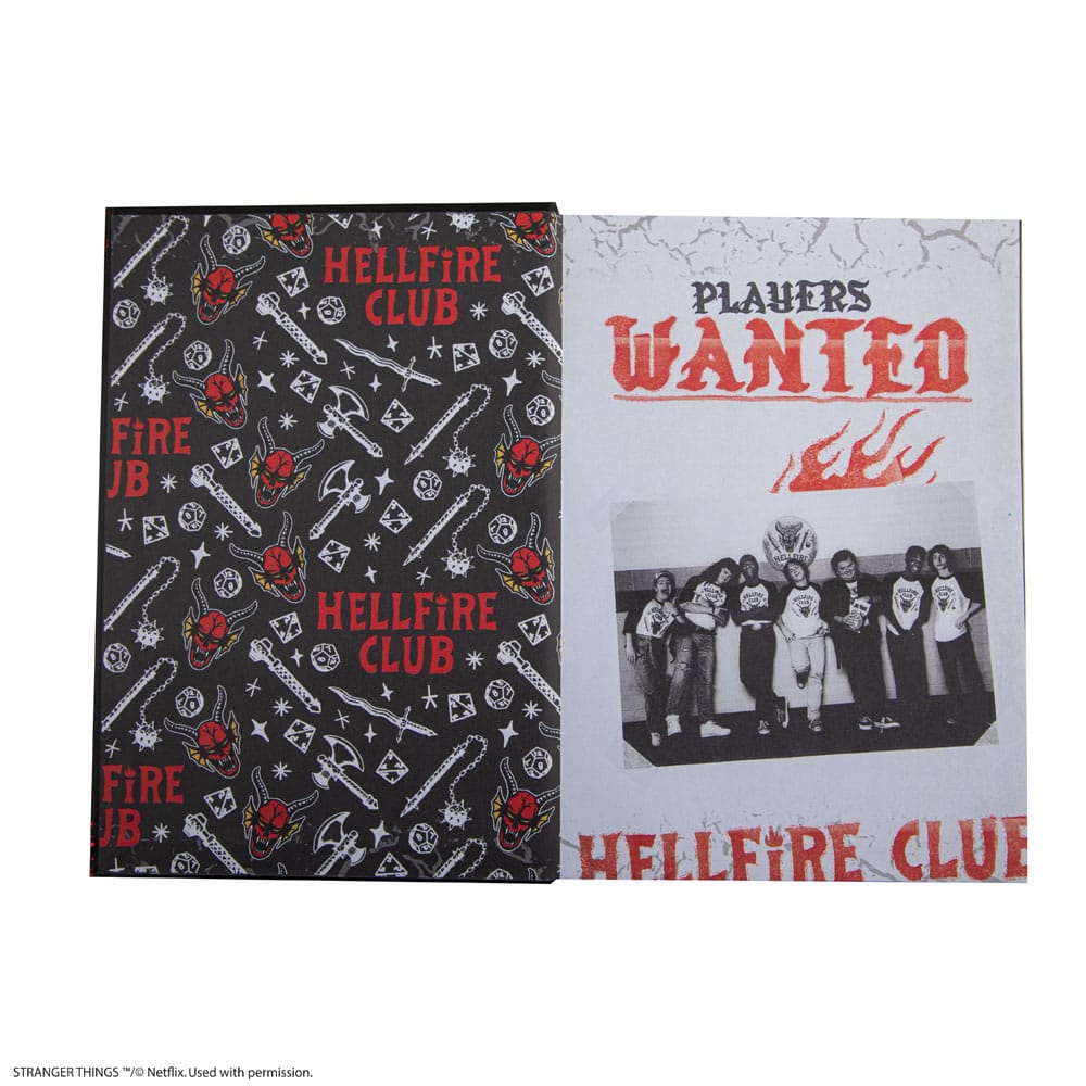 Cinereplicas Stranger Things Hell Fire Club Notizbuch