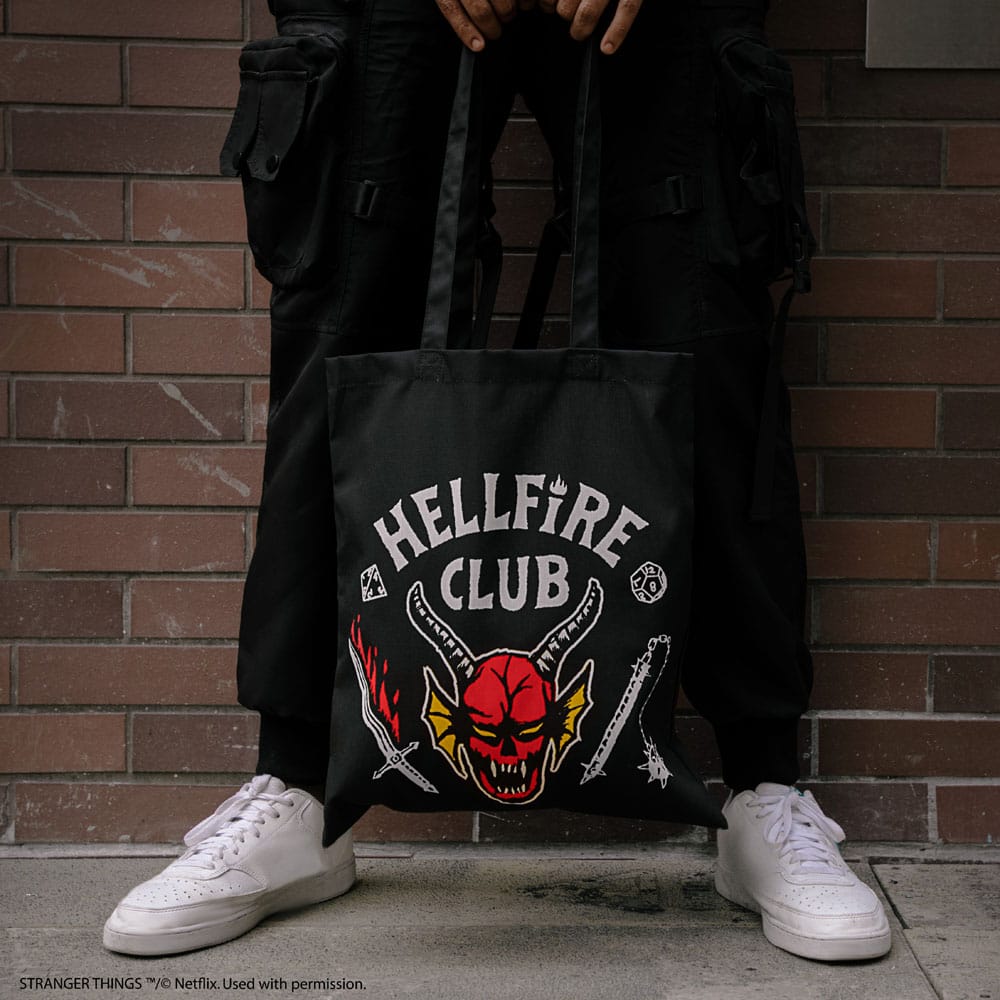 Cinereplicas Stranger Things Hellfire Club Tragetasche