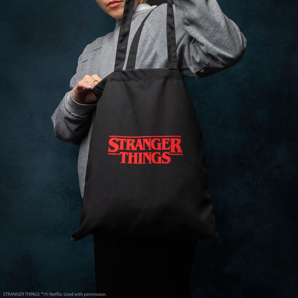 Cinereplicas Stranger Things Logo Tragetasche