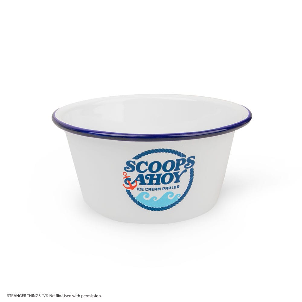 Cinereplicas Stranger Things Scoops Ahoy Eiscreme-Schüssel mit Matrosenmütze