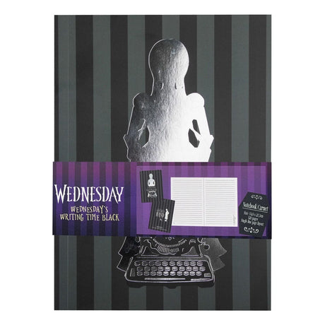 Cinereplicas Wednesday This Is My Writing Time Black Notizbuch