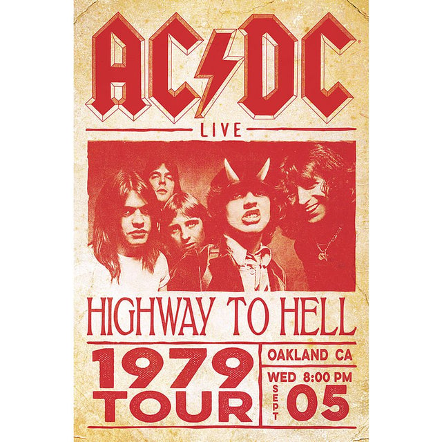 Close Up AC/DC Highway to Hell Live Tour Poster