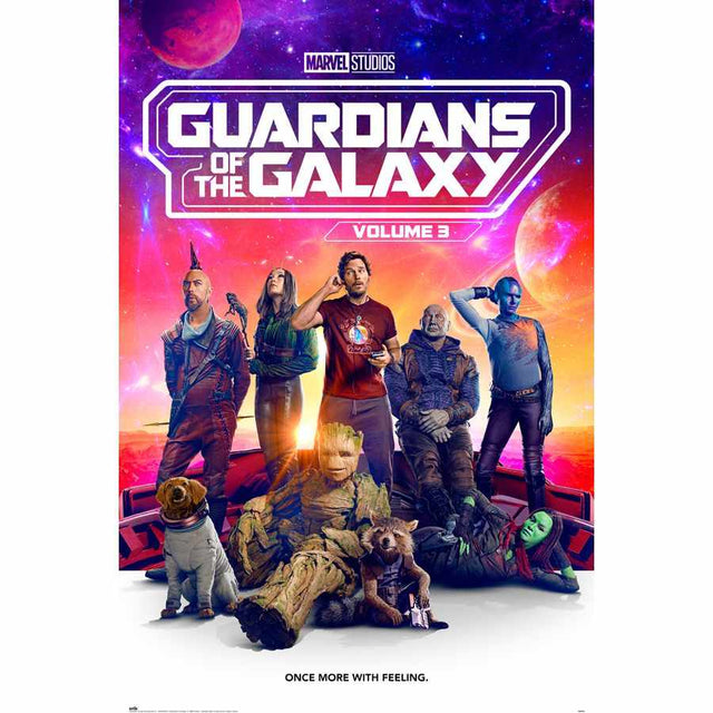 Close Up Guardians of the Galaxy Vol. 3 Once More With Feeling Poster