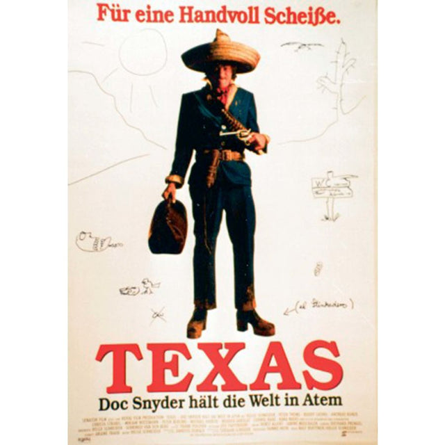 Close Up Helge Schneider Texas Poster