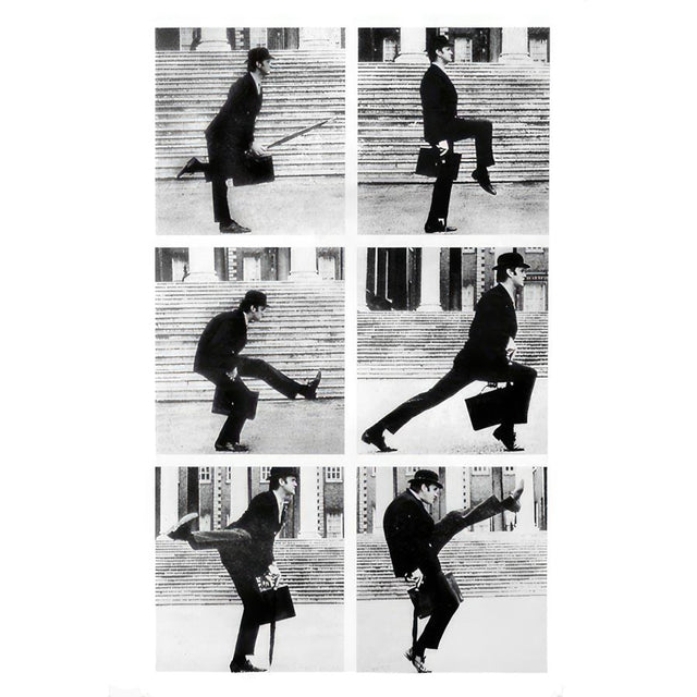 Close Up Monty Python Silly Walks Poster