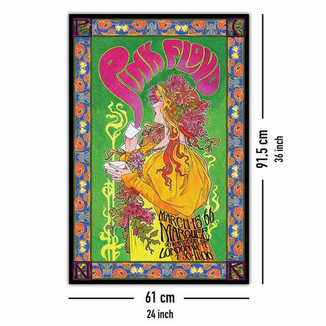 Close Up Pink Floyd - Poster Bob Masse Tourplakat