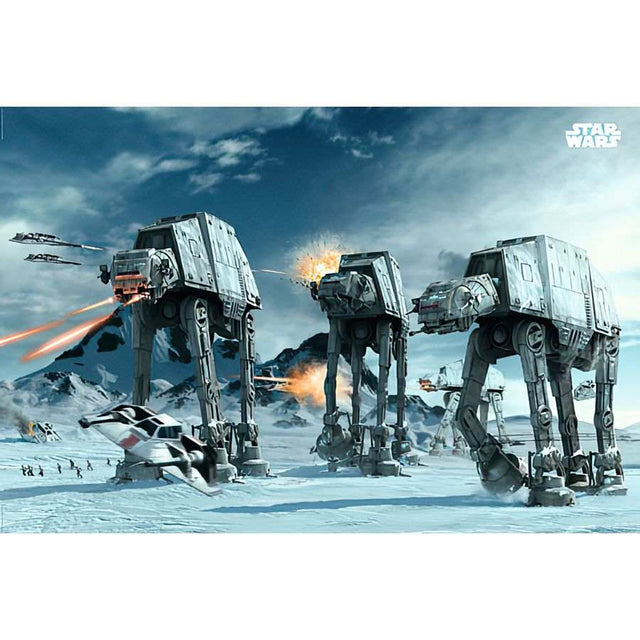 Close Up Star Wars Das Imperium schlägt zurück AT-AT Kampfläufer Poster