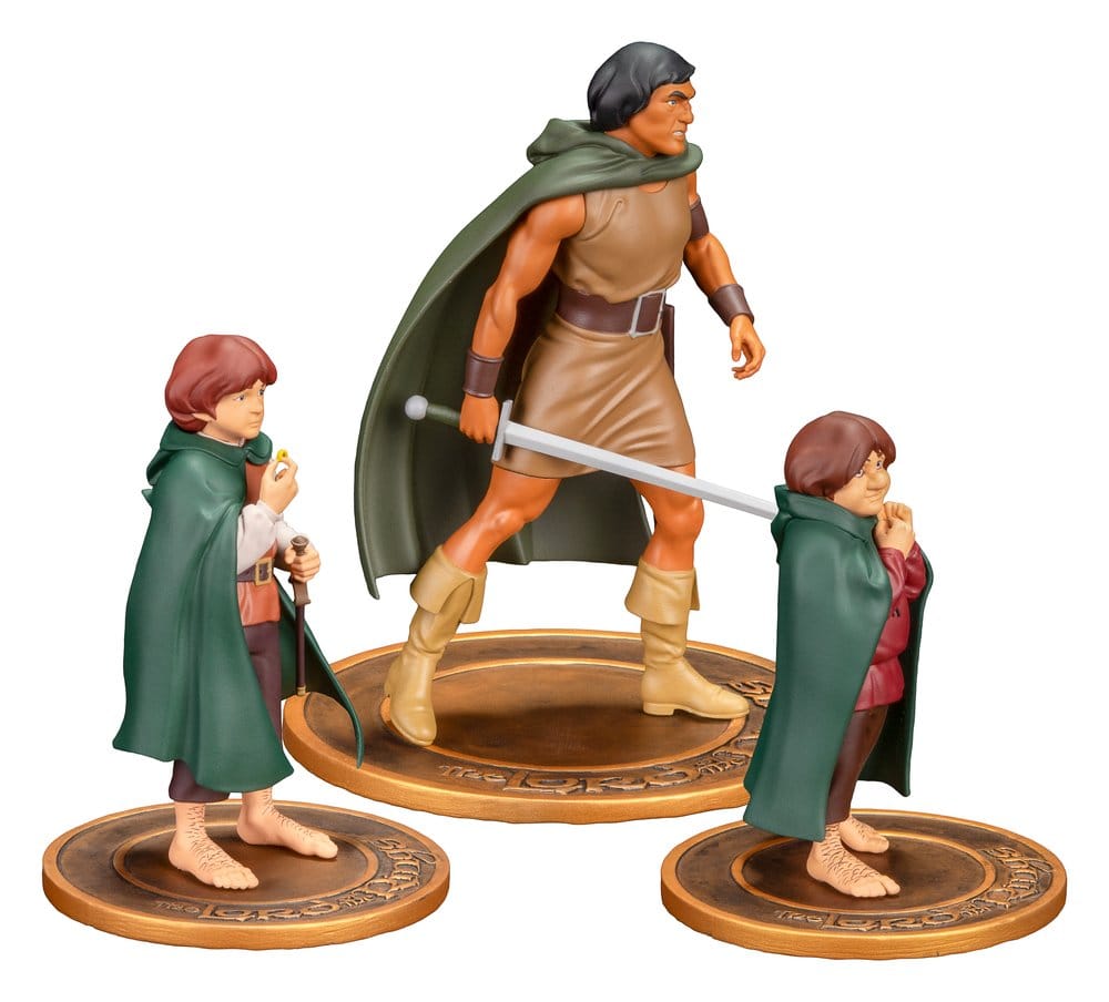 Dark Horse Herr der Ringe Animated Film Frodo 3er-Pack Figuren