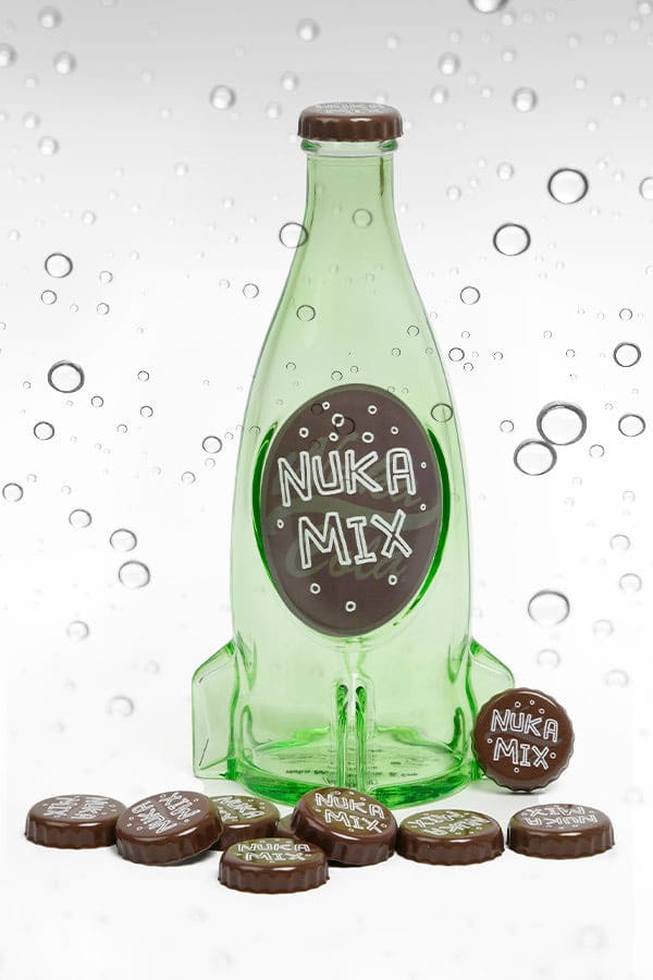 DEVplus Fallout Botlle Series Nuka Mix Glass Bottle & Cap