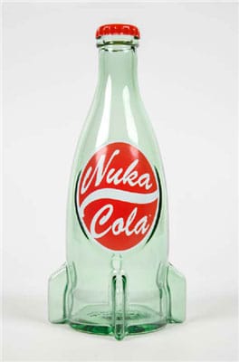 DEVplus Fallout Bottle Series Nuka Cola Clear Glass Bottle Replik