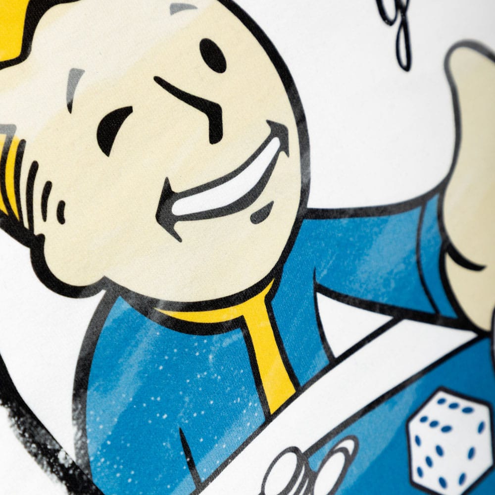 DEVplus Fallout Gamble Kapuzenpullover Mit Reißverschluß Größe Xl