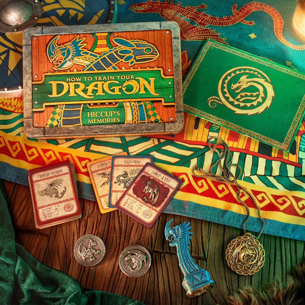 Doctor Collector Drachenzähmen leicht gemacht Hiccup´s Memories Kit Geschenkbox