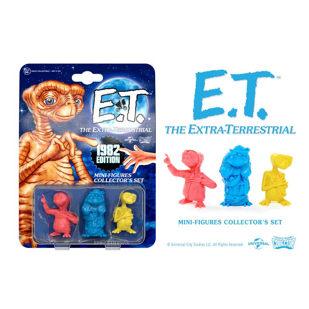 Doctor Collector E.T. Der Außerirdische Collector's Set 1982 Edition 3er-Pack Minifiguren