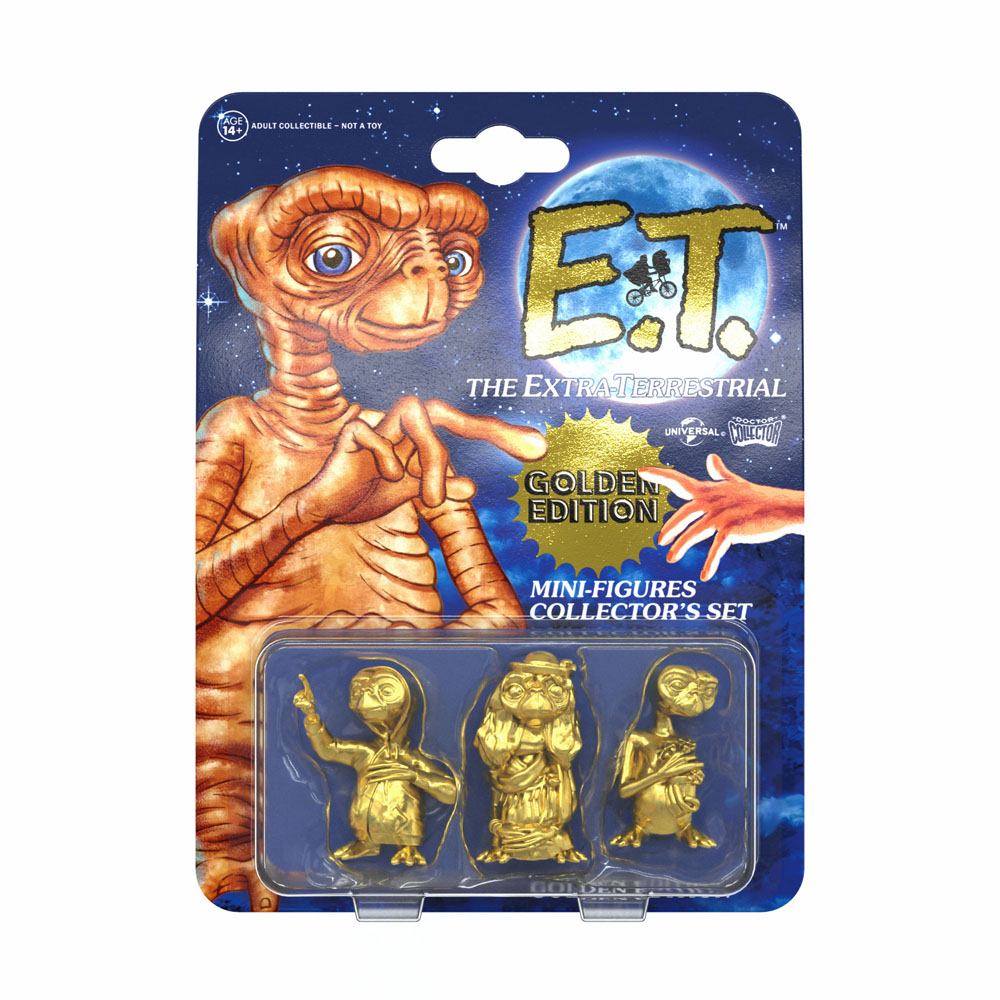 Doctor Collector E.T. Der Außerirdische Collector's Set Golden Edition 3er-Pack Minifiguren