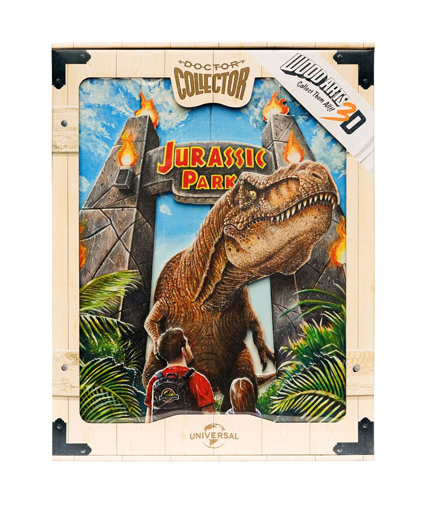 Doctor Collector Jurassic Park Rex Attack WoodArts 3D Holzdruck