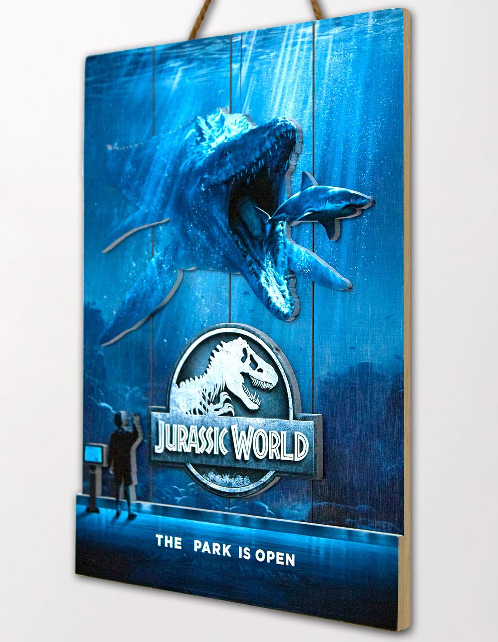 Doctor Collector Jurassic World Mossasaurus WoodArts 3D Holzdruck