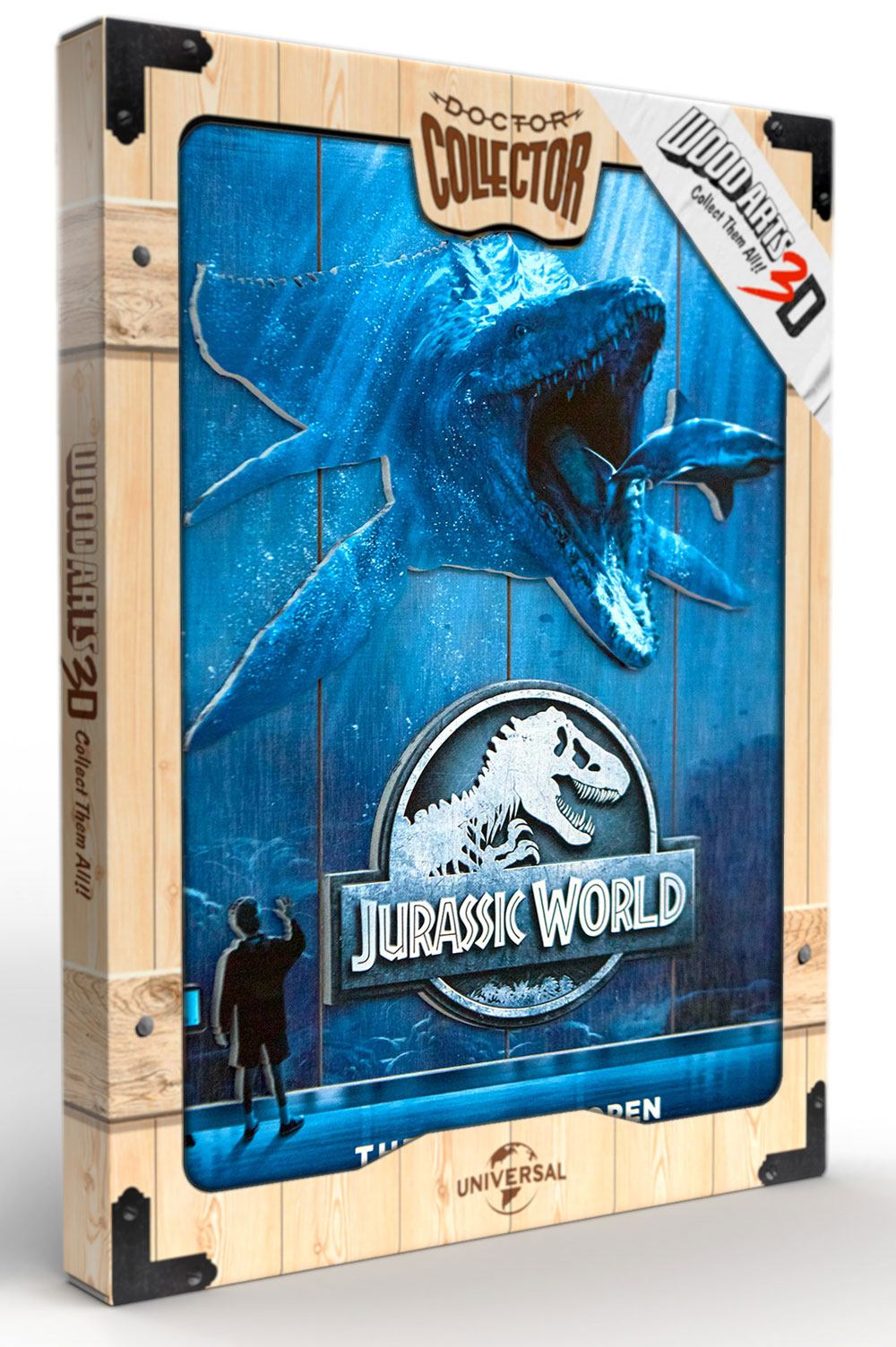 Doctor Collector Jurassic World Mossasaurus WoodArts 3D Holzdruck