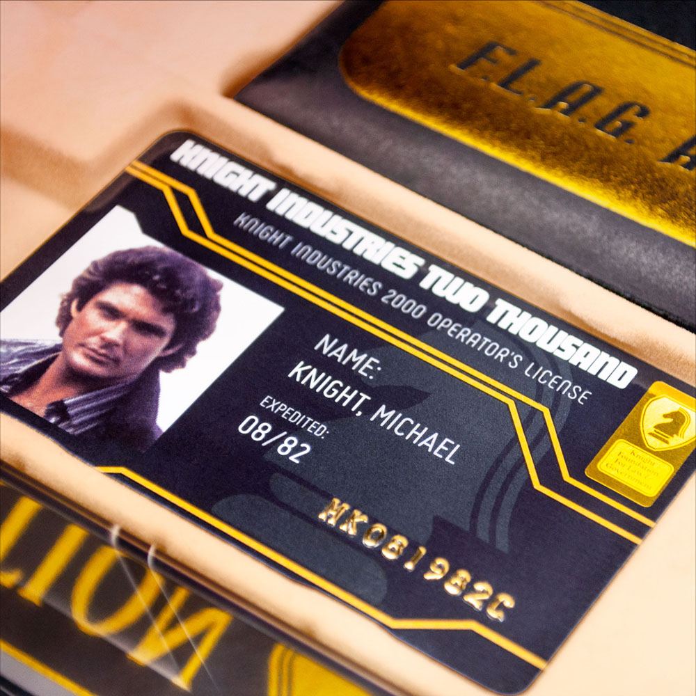 Doctor Collector Knight Rider F.L.A.G Agent Kit Geschenkbox