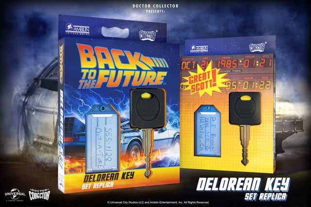 Doctor Collector Zurück in die Zukunft DeLorean Autoschlüssel 1/1 Replik