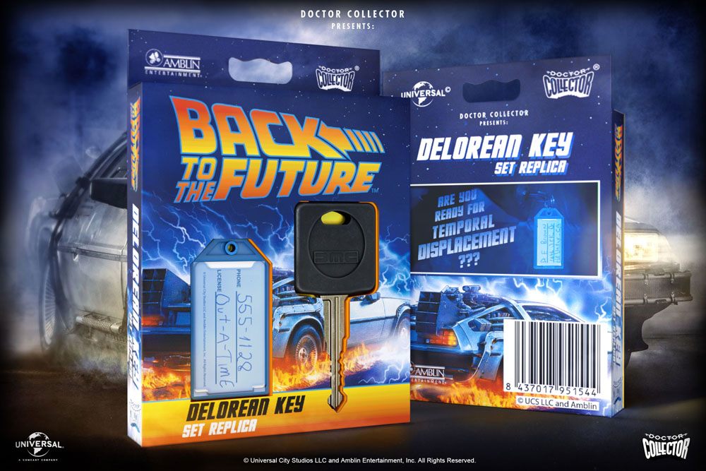 Doctor Collector Zurück in die Zukunft DeLorean Autoschlüssel 1/1 Replik