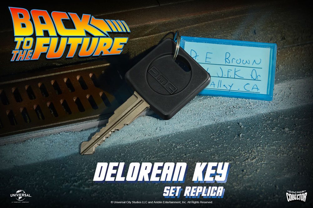 Doctor Collector Zurück in die Zukunft DeLorean Autoschlüssel 1/1 Replik