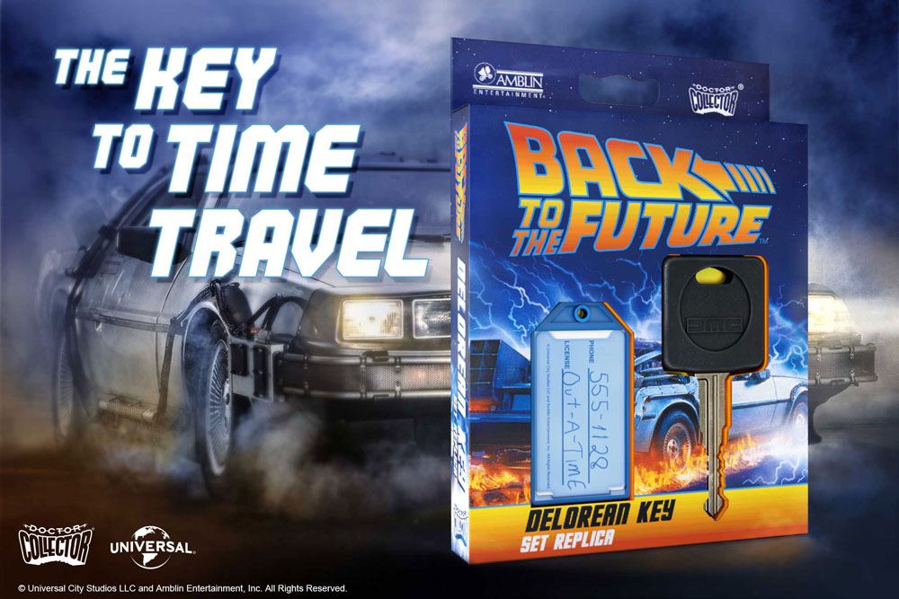 Doctor Collector Zurück in die Zukunft DeLorean Autoschlüssel 1/1 Replik