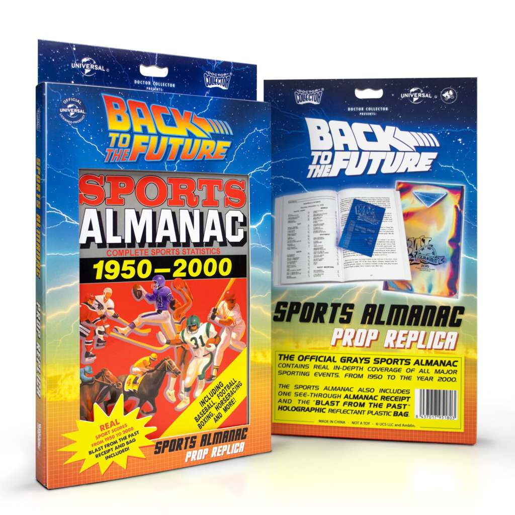 Doctor Collector Zurück in die Zukunft Sports Almanac 1/1 Prop Replik