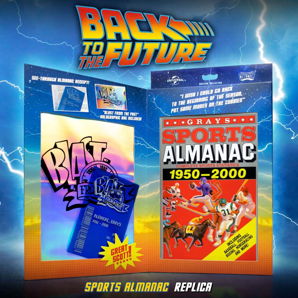 Doctor Collector Zurück in die Zukunft Sports Almanac 1/1 Prop Replik
