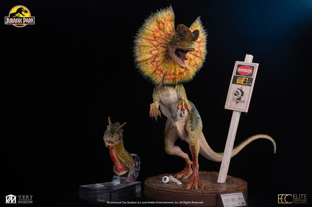Elite Creature Collectibles Jurassic Park Dilophosaurus 1/3 Maquette