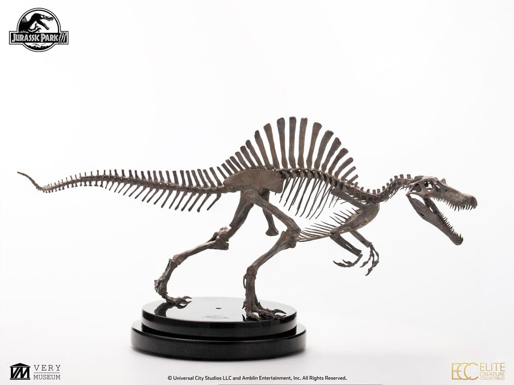 Elite Creature Collectibles Jurassic Park III Spinosaurus Skeleton Bronze 1/24 Statue