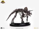 Elite Creature Collectibles Jurassic Park Triceratops Fossil Skeleton Bronze 1/24 Statue