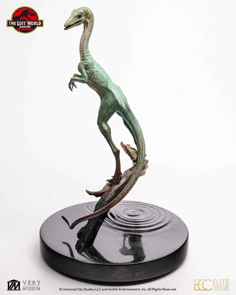 Elite Creature Collectibles Vergessene Welt Jurassic Park 2/3 Compsognathus Bronze Statue
