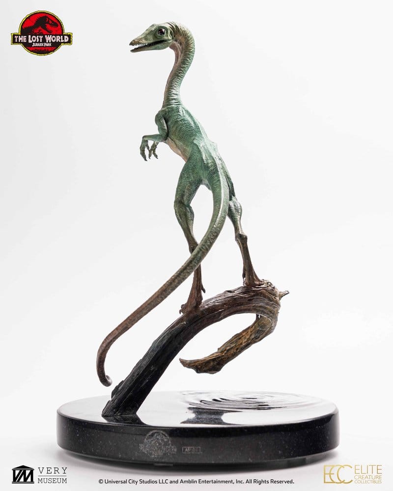 Elite Creature Collectibles Vergessene Welt Jurassic Park 2/3 Compsognathus Bronze Statue