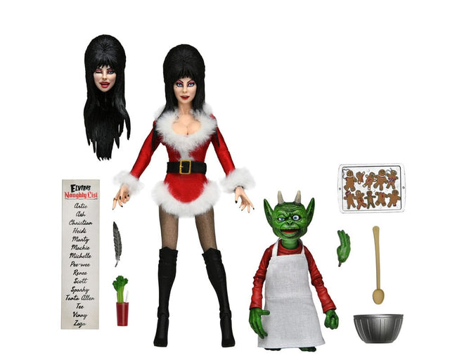 Elvira - Mistress of the Dark Very Scary Xmas Clothed Actionfigur