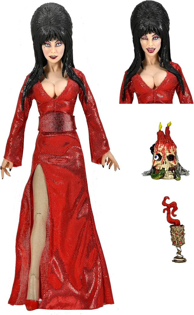 Elvira - ’Red Fright and Boo’ Clothed Actionfigur