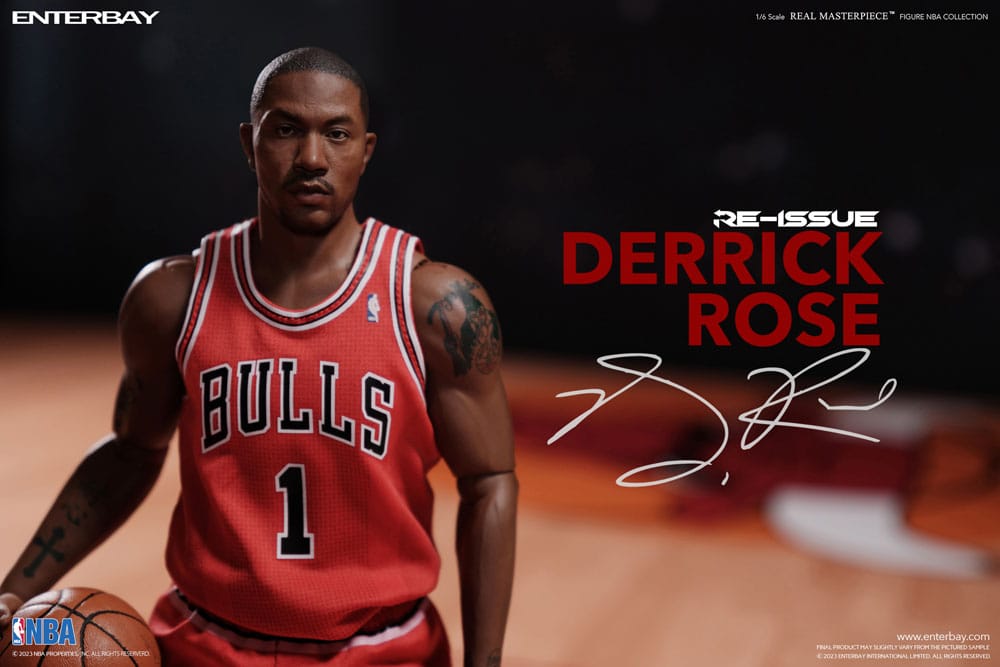 Enterbay NBA Collection Derrick Rose Limited Retro Edition 1/6 Actionfigur