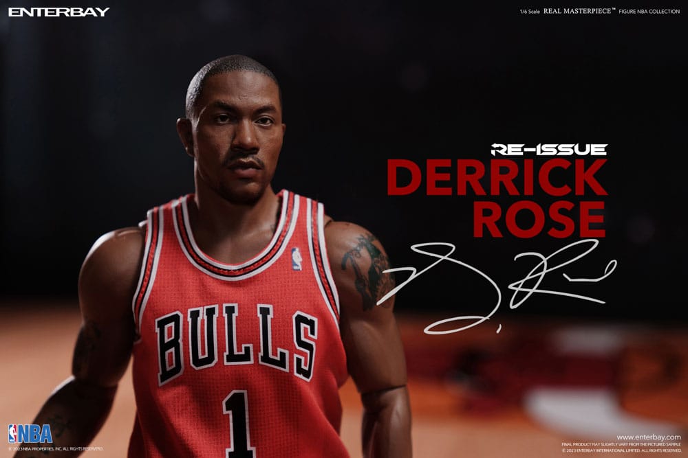 Enterbay NBA Collection Derrick Rose Limited Retro Edition 1/6 Actionfigur