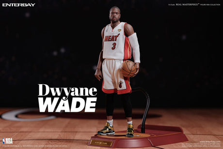 Enterbay NBA Collection Real Masterpiece Actionfigur 1/6 Dwyane Wade 30 cm