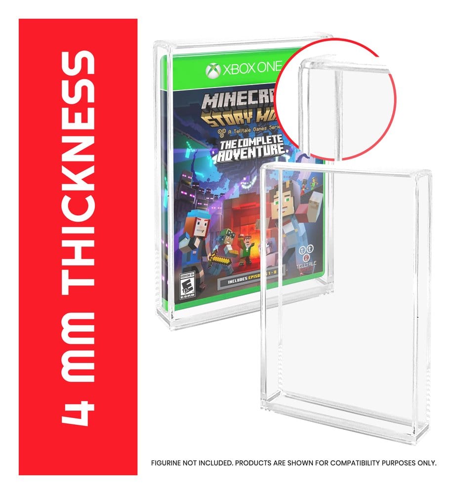 Evoretro Acrylgehäuse 2er-Pack Für PS3/PS4/Blu-Ray/XBOX One