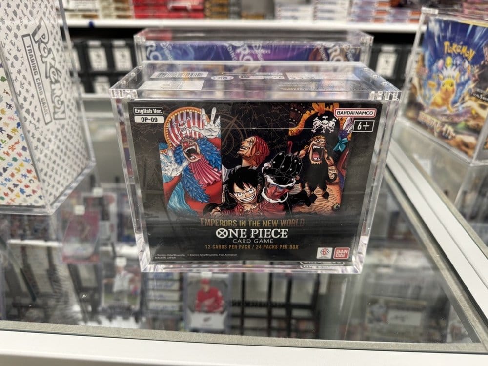 Evoretro Bandai One Piece TCG Booster Box für Evoretro Acryl Display Case (Englisch)
