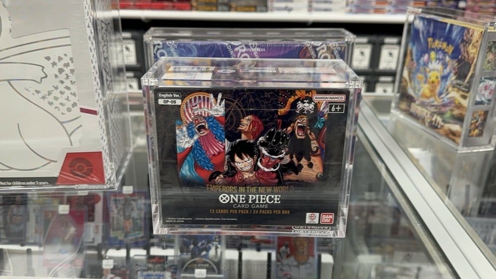 Evoretro Bandai One Piece TCG Booster Box für Evoretro Acryl Display Case (Englisch)